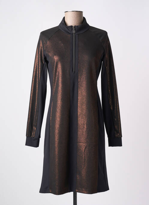 Robe mi-longue marron TUZZI pour femme