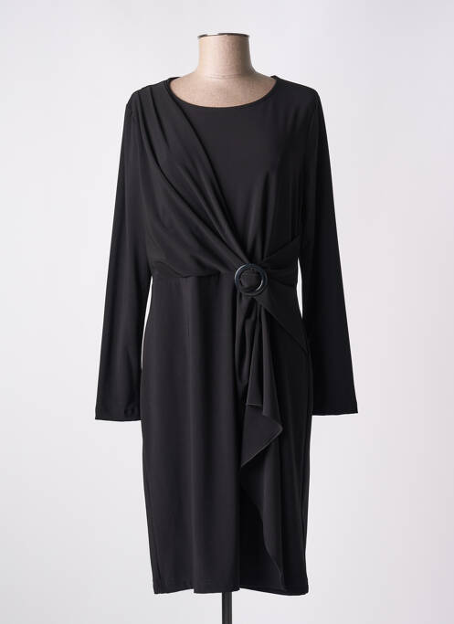 Robe mi-longue noir FRANK WALDER pour femme