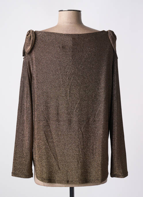 Top marron HALOGENE pour femme