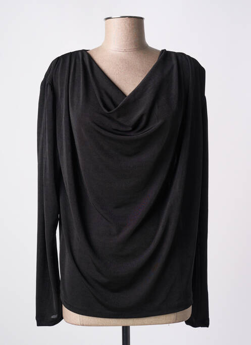 Top noir KAFFE pour femme