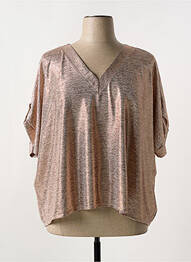 Top manches courtes manches courtes or EMA BLUE'S femme