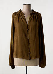 Chemisier marron PEACE N'LOVE pour femme seconde vue