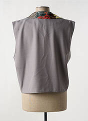 Gilet sans manche gris HOLLY & JOEY pour femme seconde vue