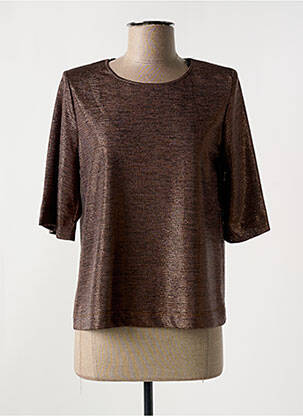 Top marron EMABLUES pour femme