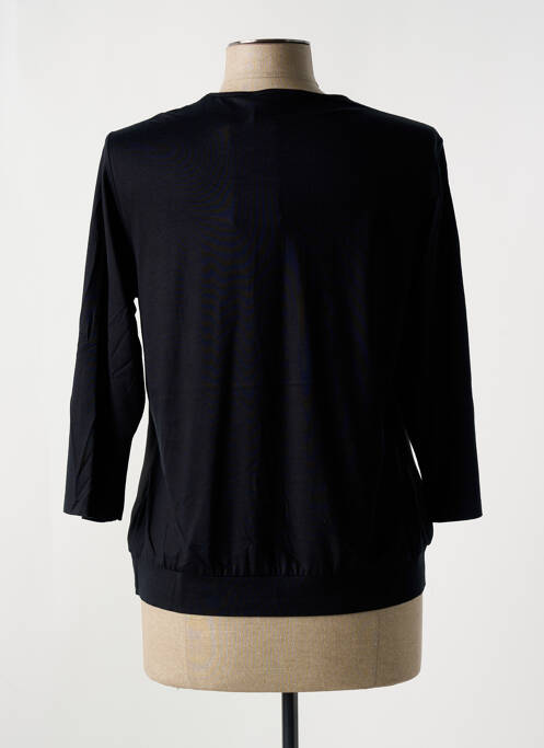 Top coupe cintrée manches 3/4 noir FRANK WALDER femme