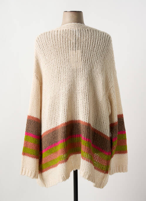 Gilet manches longues blanc CISO pour femme