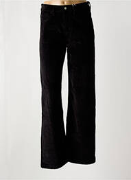Pantalon flare stretch taille haute noir ONADO femme