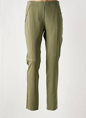 Jegging tissage jersey taille normale vert HALOGENE femme