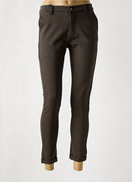Pantalon 7/8 stretch taille normale vert IMPAQT femme