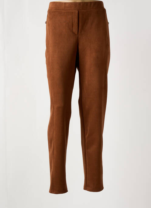 Jegging marron HALOGENE pour femme