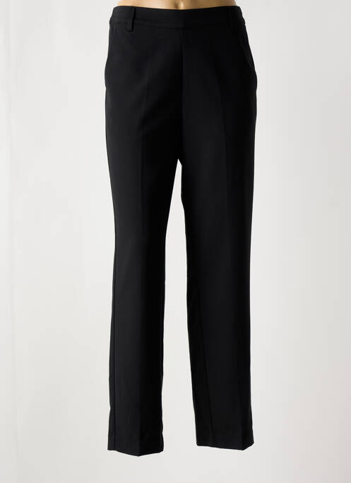 Pantalon droit noir KAFFE pour femme