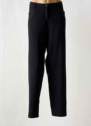 Pantalon slim taille normale taille normale noir FRANK WALDER femme