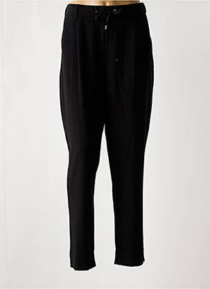 Pantalon chino tissage popeline taille normale noir CISO femme