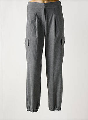 Pantalon cargo taille élastique taille normale gris BETTY BARCLAY femme
