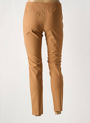 Pantalon slim taille élastique marron BETTY BARCLAY femme