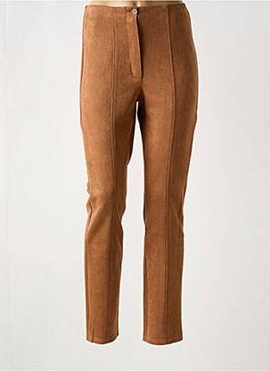 Pantalon slim taille élastique taille normale marron BETTY BARCLAY femme
