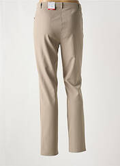 Pantalon slim beige FRANK WALDER pour femme seconde vue