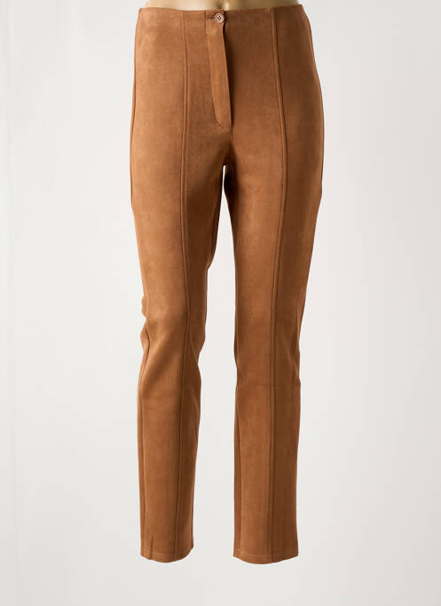 Pantalon slim marron BETTY BARCLAY pour femme