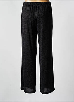 Pantalon large taille normale taille normale noir EGO femme