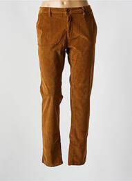 Pantalon droit stretch taille normale marron IMPAQT femme