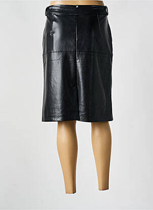 Jupe mi-longue stretch noir JULIE GUERLANDE femme