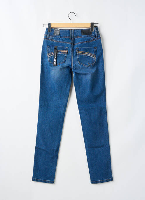 Jeans coupe slim bleu IMITZ pour femme