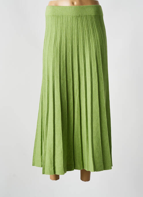 Jupe longue vert MARBLE pour femme