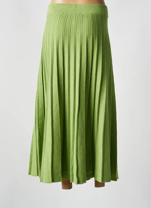 Jupe longue vert MARBLE pour femme