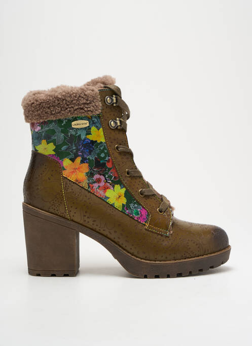 Bottines/Boots vert LAURA VITA pour femme