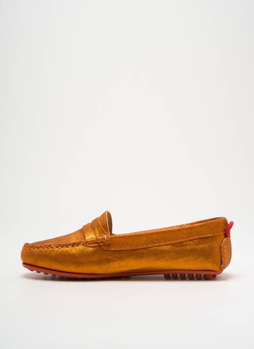 Mocassins orange UN'CHROME pour femme