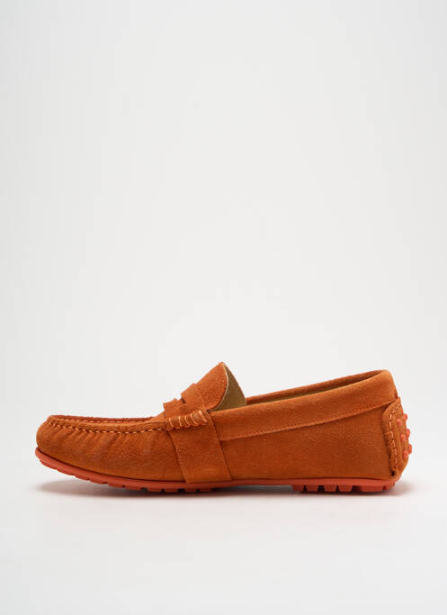 Mocassins orange UN'CHROME pour homme