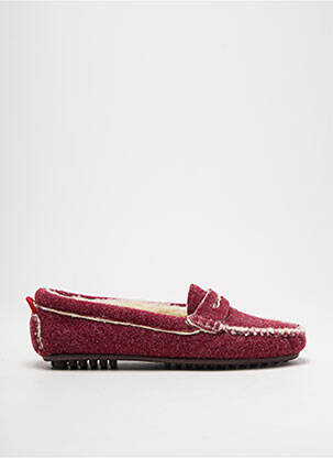 Chaussons/pantoufles bout rond talon plat jusqu'à 3cm violet UN'CHROME femme
