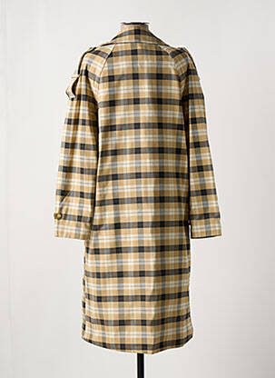 Manteau long poches sans capuche beige ANGELA DAVIS femme