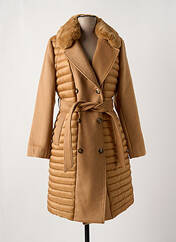 Manteau long marron DIANA GALLESI pour femme seconde vue