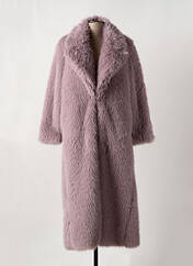Manteau long violet ANGELA DAVIS pour femme seconde vue