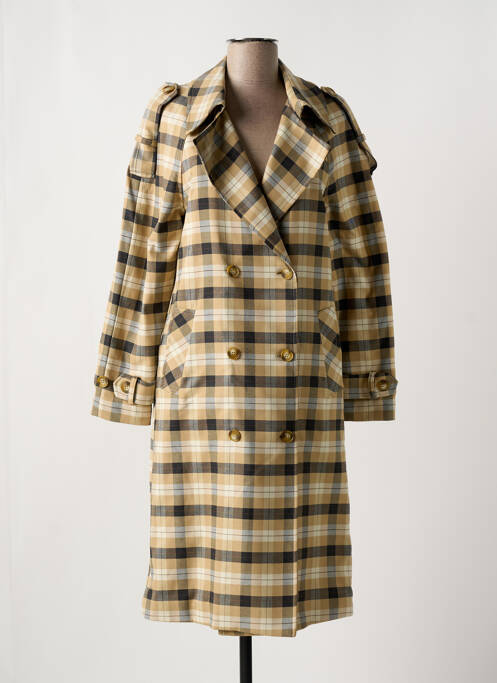 Manteau long beige ANGELA DAVIS pour femme