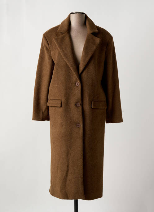 Manteau long marron LUMINA pour femme