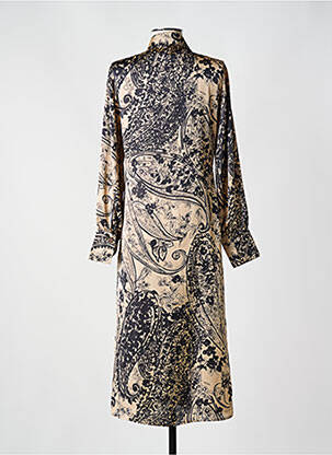 Robe longue manches longues manches longues noir CIVICO 1 femme