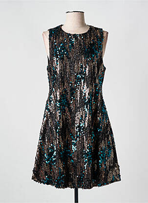 Robe courte sans manche sans manche noir CIVICO 1 femme