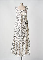 Robe longue blanc LUMINA pour femme seconde vue