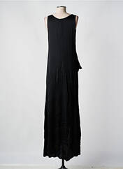 Robe longue noir ANGELA DAVIS pour femme seconde vue