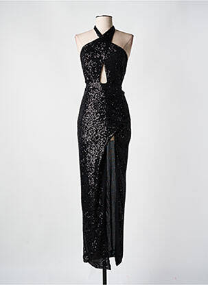 Robe longue noir THE LULÙ pour femme