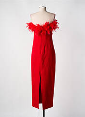 Robe longue rouge LUMINA pour femme seconde vue