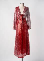 Robe longue rouge LUMINA pour femme seconde vue