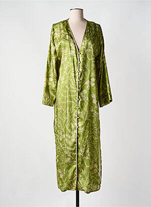 Robe longue vert THE LULÙ pour femme