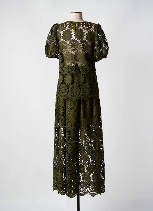Ensemble jupe coupe cintrée vert LUMINA femme