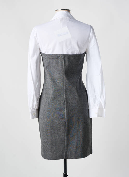 Robe courte gris ANGELA DAVIS pour femme