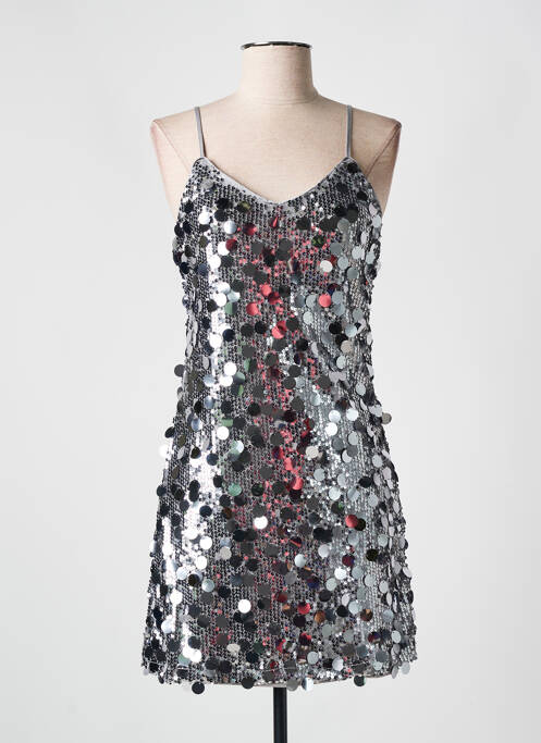 Robe courte gris DE ROYAL pour femme