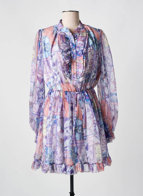 Robe courte violet CHANCE OFF pour femme