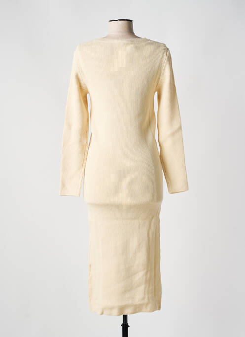 Robe longue beige ANGELA DAVIS pour femme